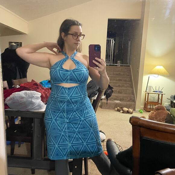 Y2K Patagonia Barbie cosplay costume blue - Picture 8 of 10